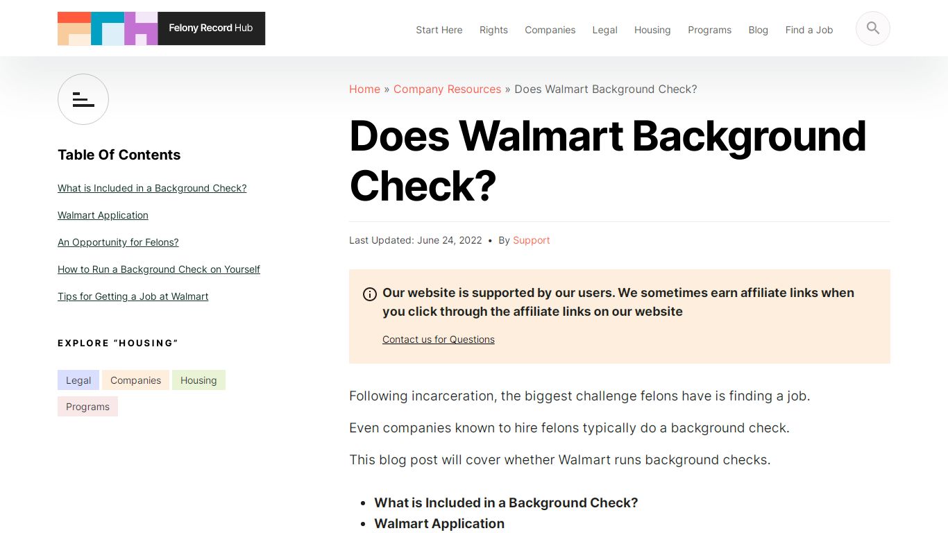 Does Walmart Background Check? | Felony Record Hub