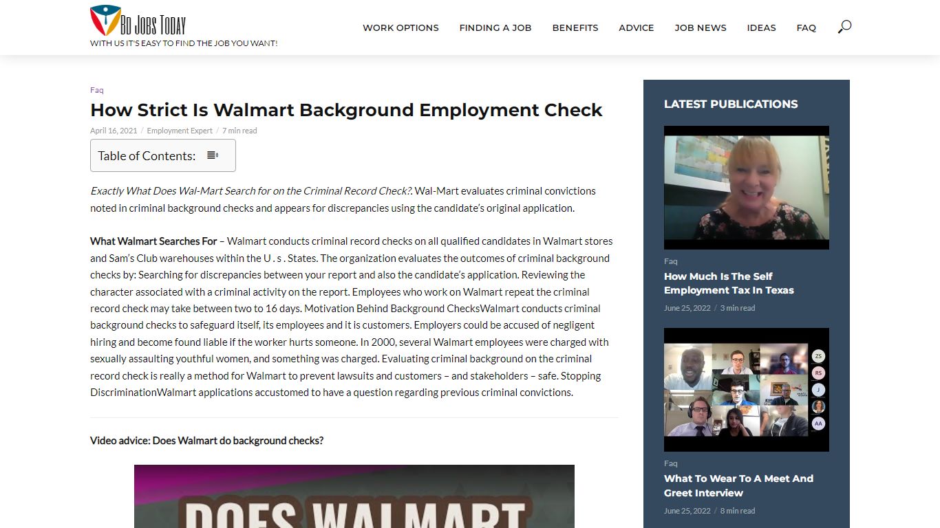 How Strict Is Walmart Background Employment Check